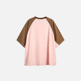 Oversized Youthful Patchwork T-shirt