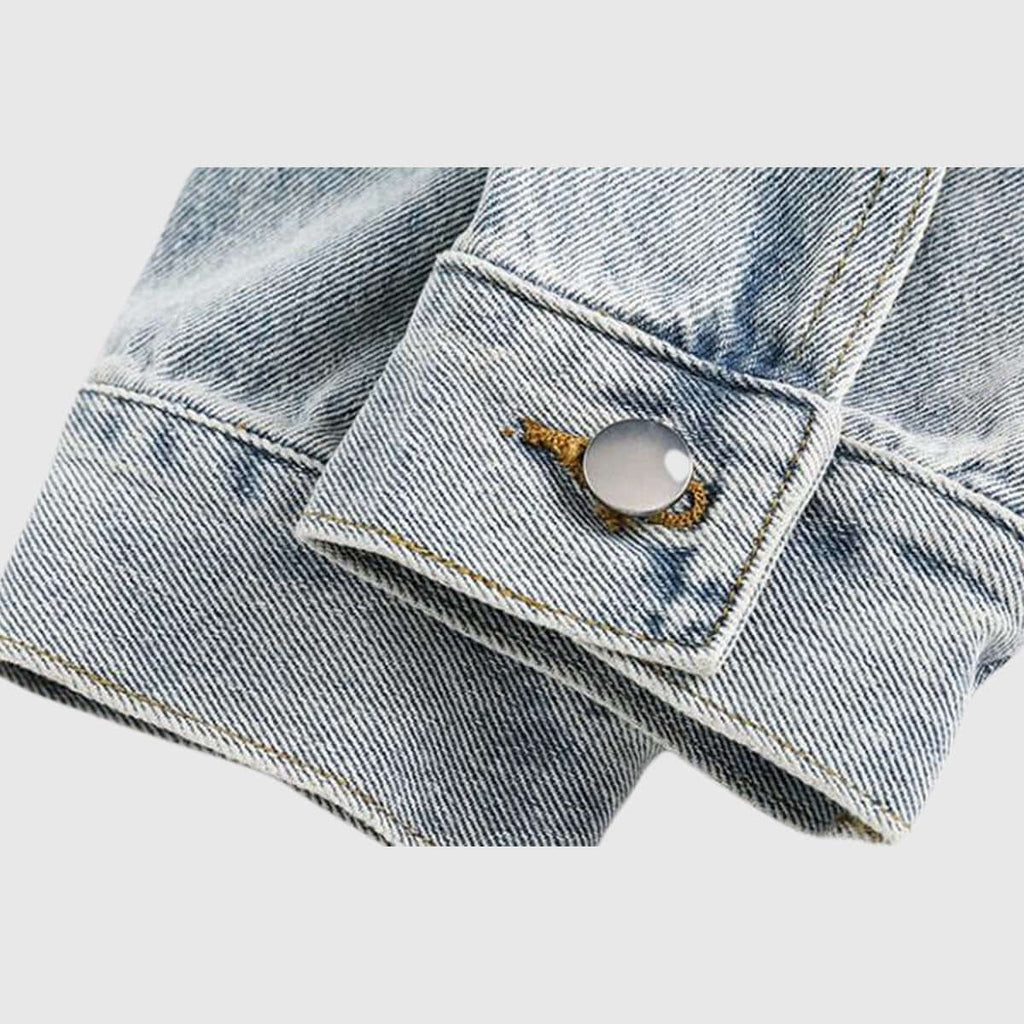 Vintage Wash Denim Jacket