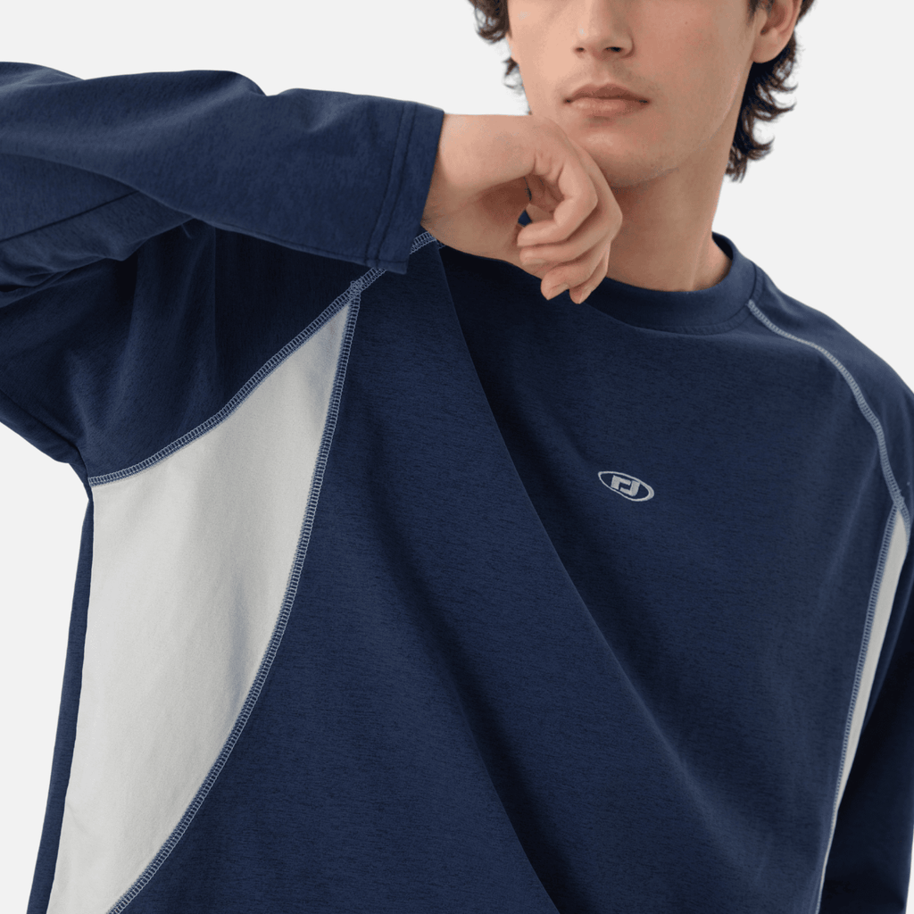 Colorblock Patchwork Long Sleeve T-Shirt