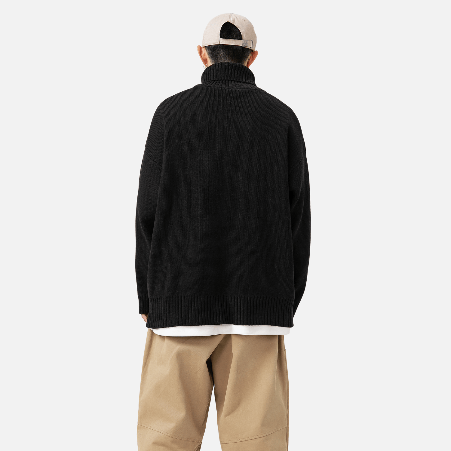 Chunky Knit Turtleneck Sweater