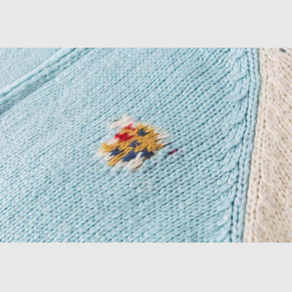 Vintage Varsity Knit Cardigan