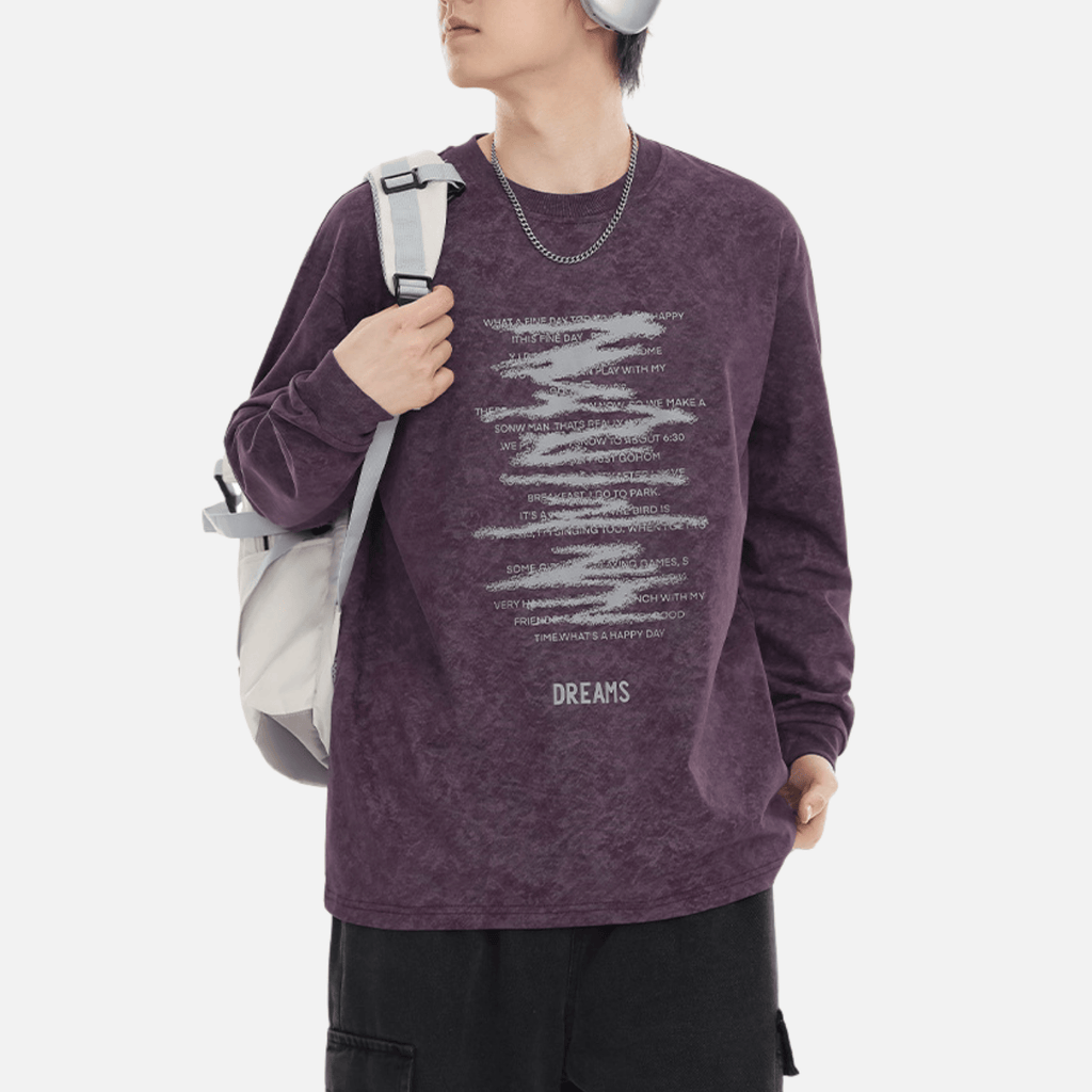 Vintage Graphic Long Sleeve Tee