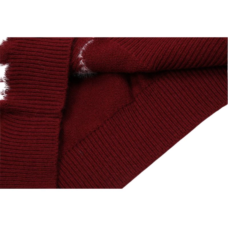 Dragon Pattern Jacquard Letter Embroidered Sweater