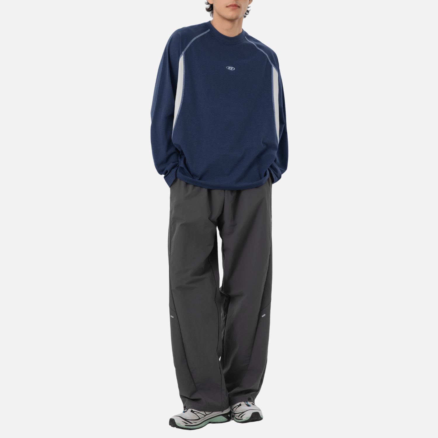 Colorblock Patchwork Long Sleeve T-Shirt