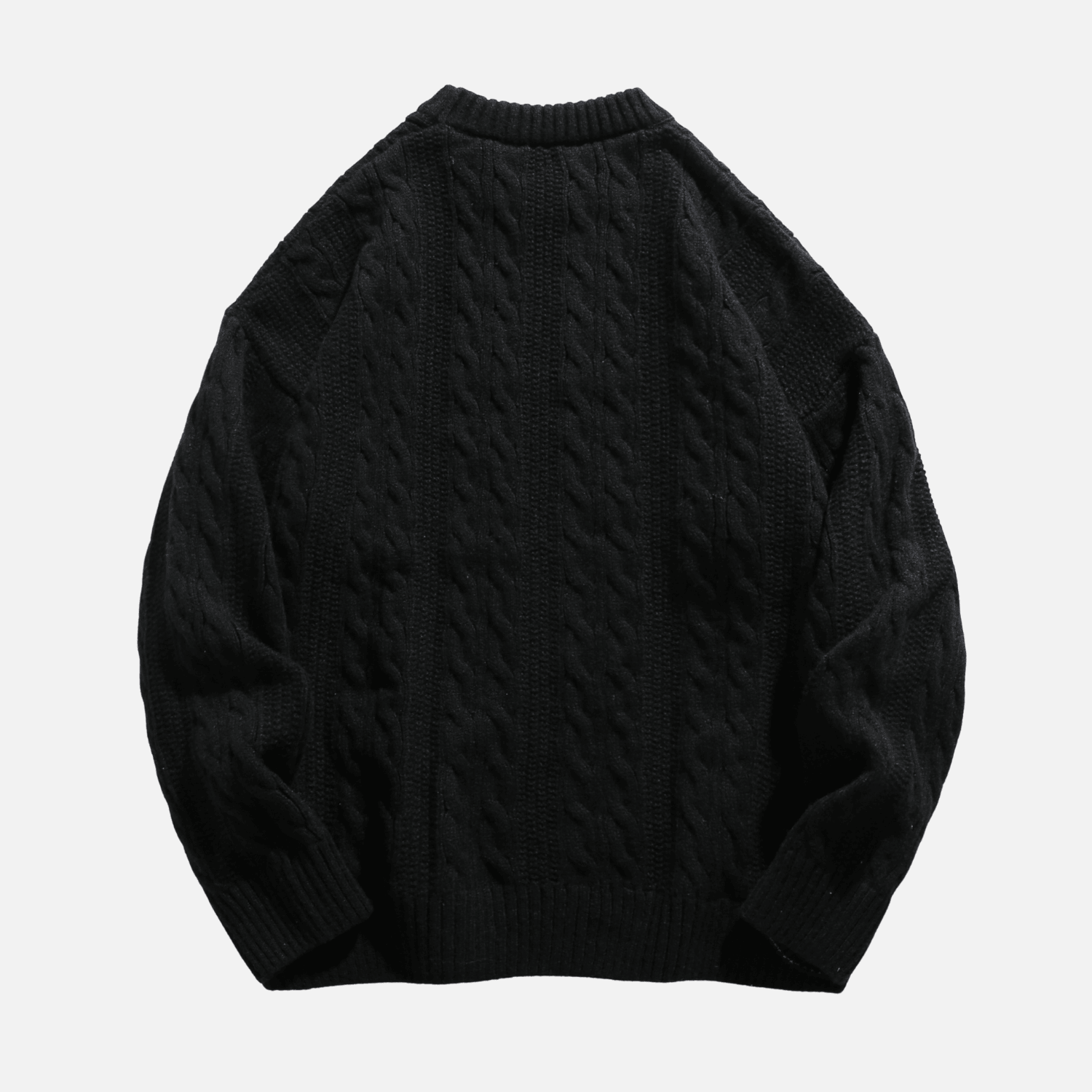 Cable Knit Crewneck Sweater
