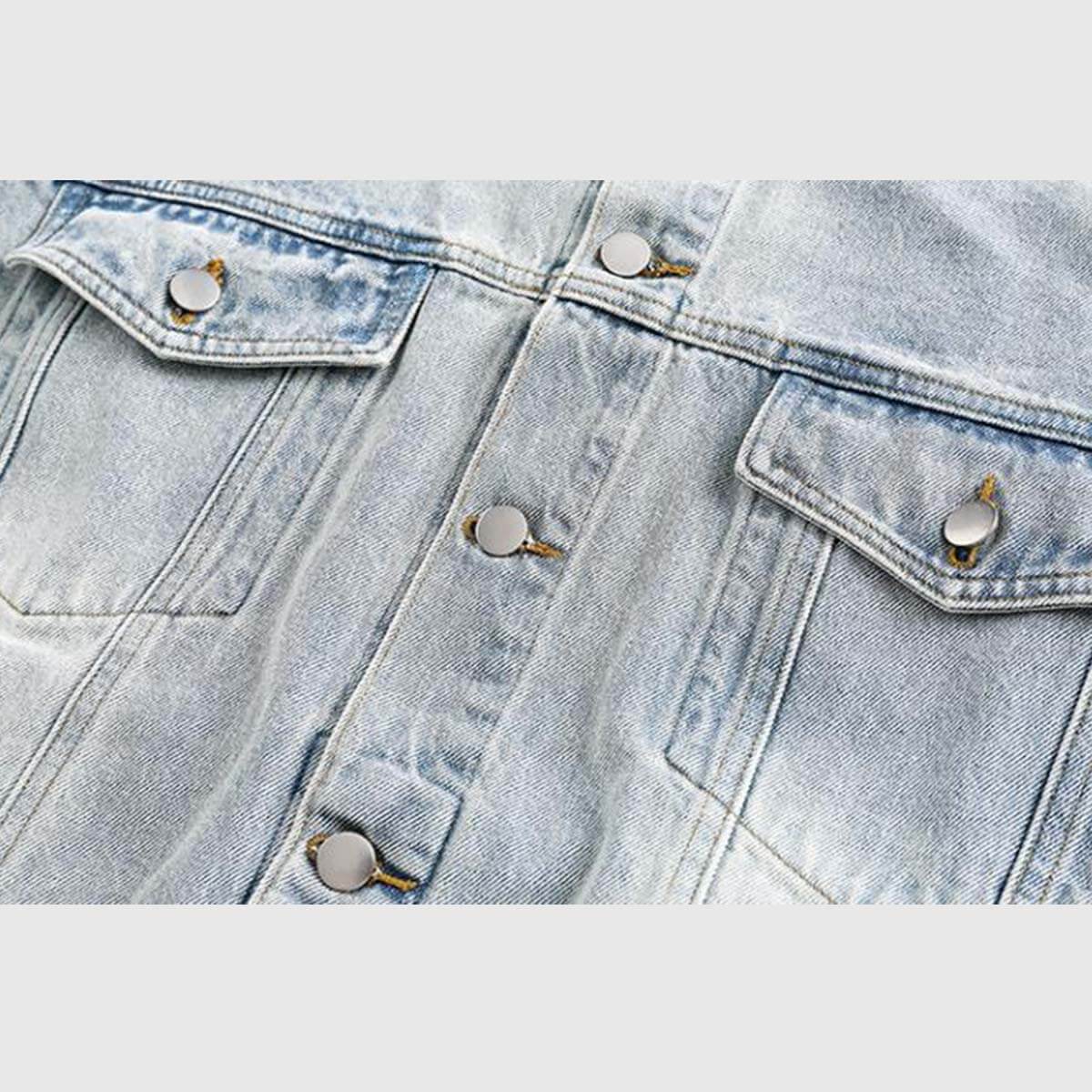 Vintage Wash Denim Jacket