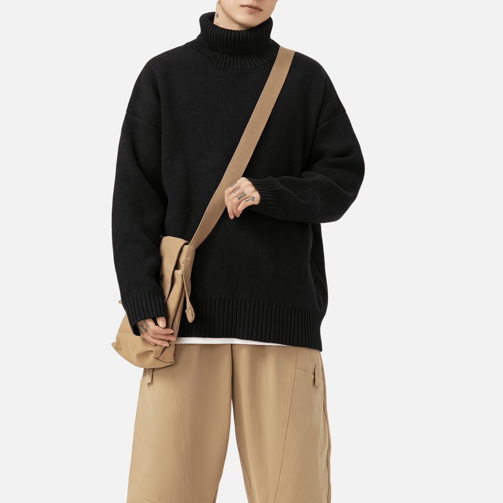 Chunky Knit Turtleneck Sweater
