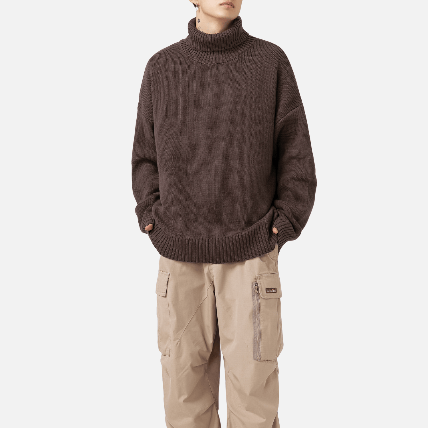 Chunky Knit Turtleneck Sweater