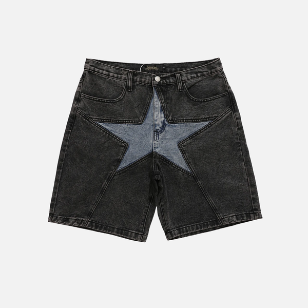 New Patchwork Oversized Hip Hop Short