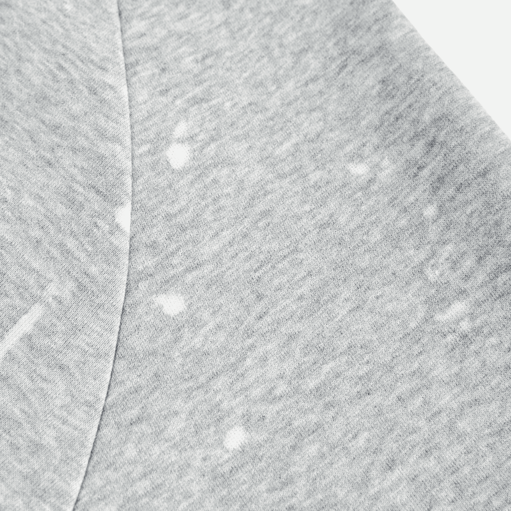 Burnout Half-Zip Stand Collar Sweatshirt