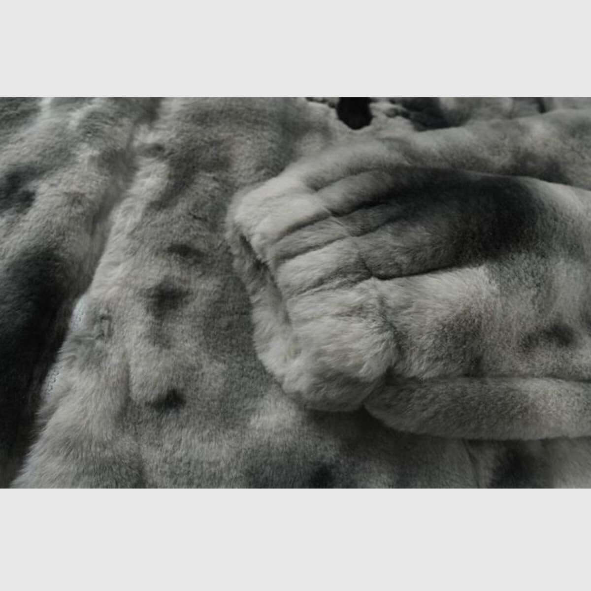 Fuzzy Tie-Dye Sherpa Padded Jacket