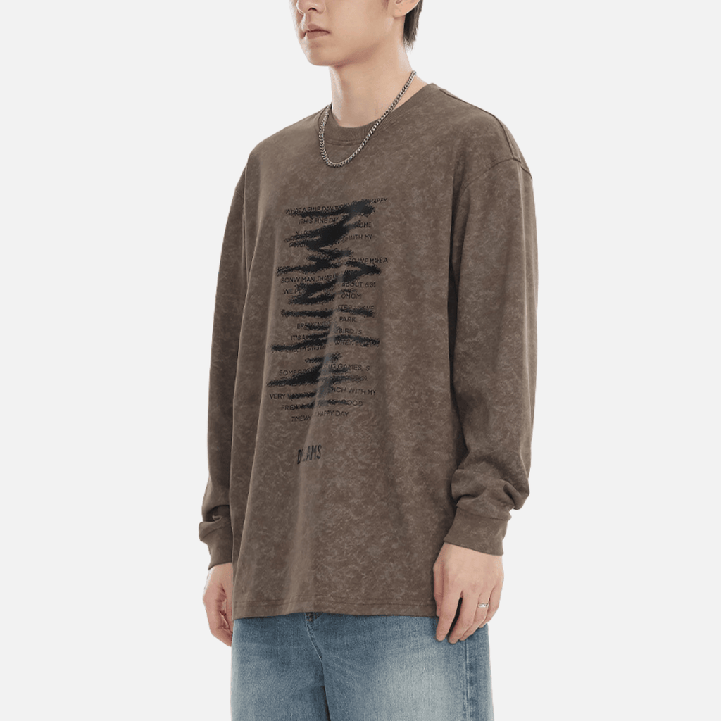 Vintage Graphic Long Sleeve Tee