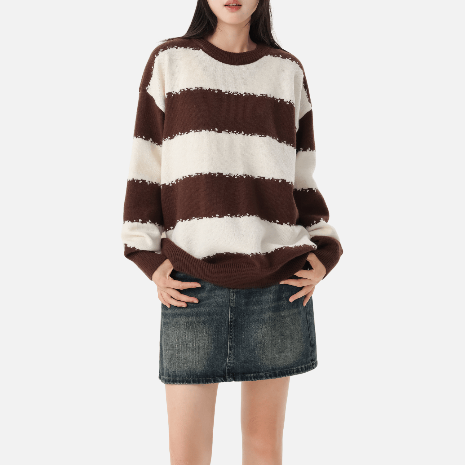 Striped Colorblock Sweater