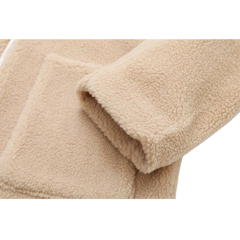 Solid Color Berber Fleece Jacket