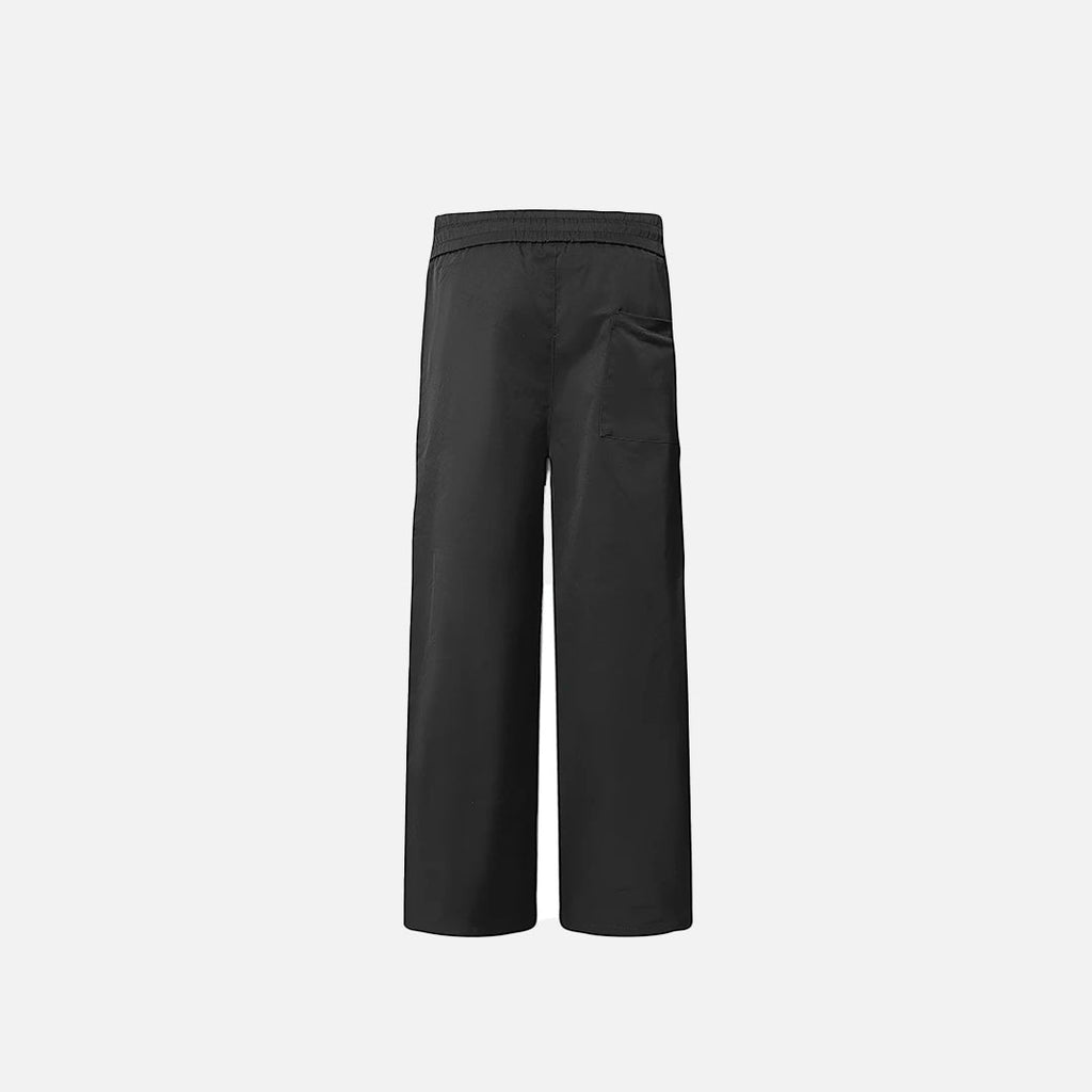 Elastic Waist Baggy Striped Joggers