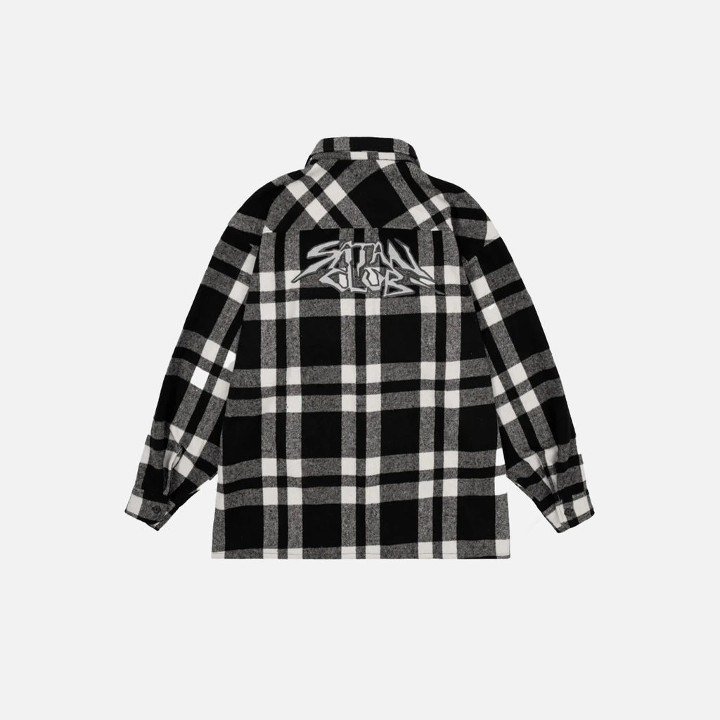 Oversized Embroidered Graphic Print Long Shirt