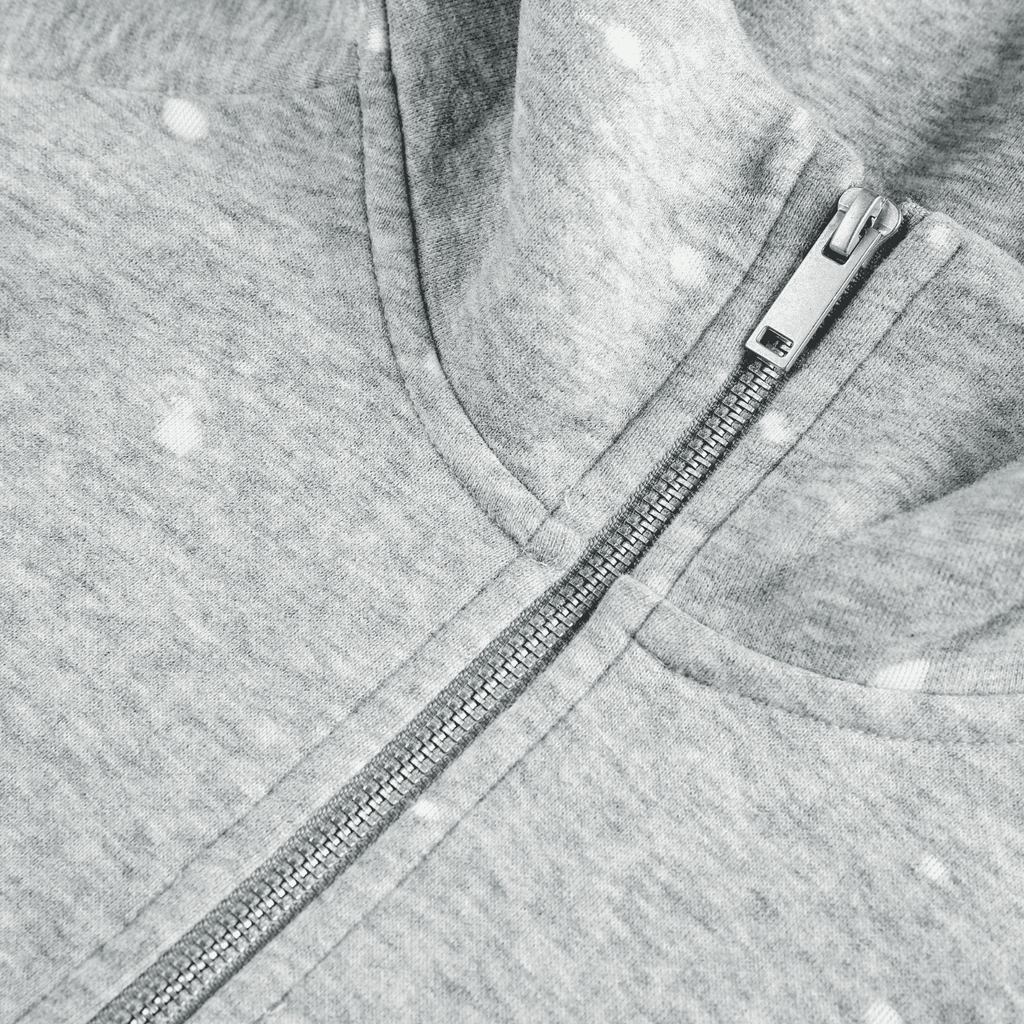Burnout Half-Zip Stand Collar Sweatshirt
