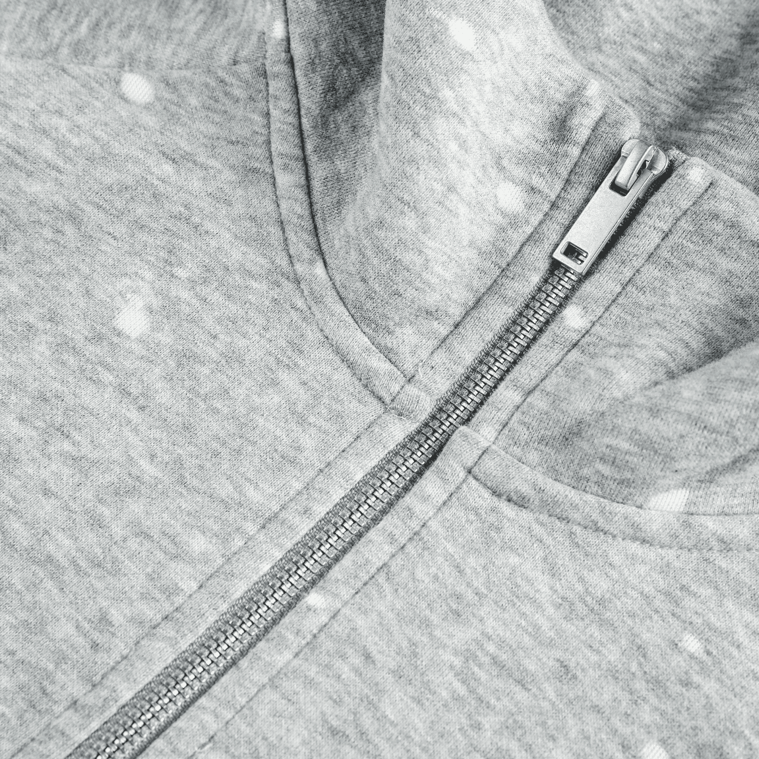 Burnout Half-Zip Stand Collar Sweatshirt