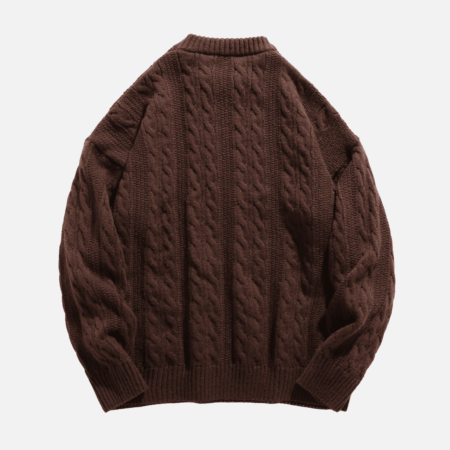 Cable Knit Crewneck Sweater