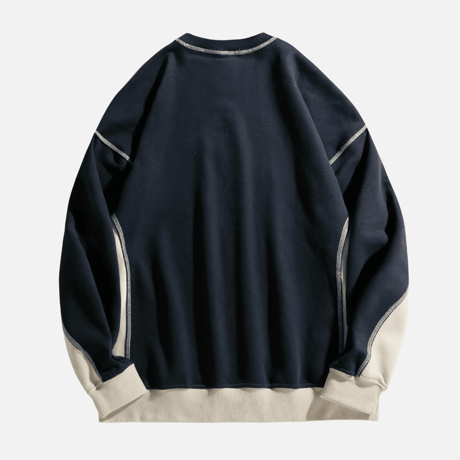 Retro Style Patchwork Sweatshirt