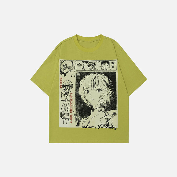 Oversized Retro Anime T-shirt