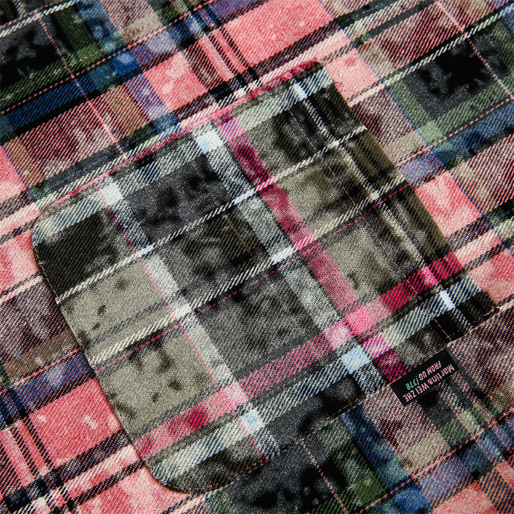 Retro American Plaid Summer Shirt