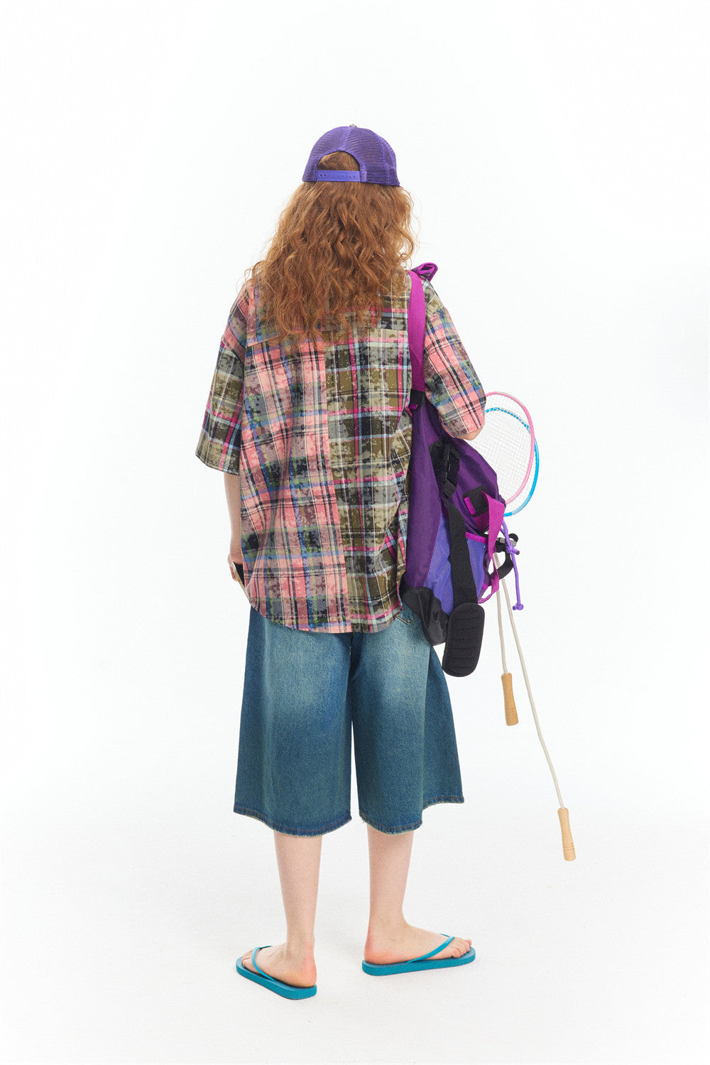 Retro American Plaid Summer Shirt