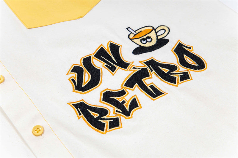 Irregular Fun Cartoon Short Sleeve Shirt