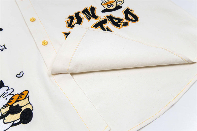 Irregular Fun Cartoon Short Sleeve Shirt