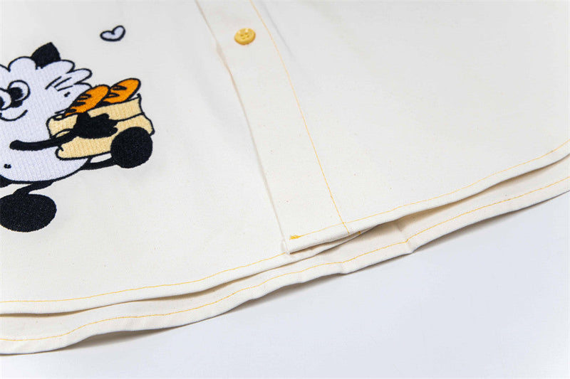 Irregular Fun Cartoon Short Sleeve Shirt