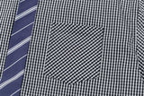 Stylish Plaid Color Block Shirt