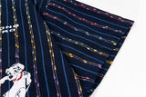 Vibrant Striped Casual Cartoon Shirt