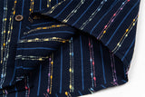 Vibrant Striped Casual Cartoon Shirt