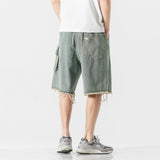 Vintage Casual Loose Straight Denim Short