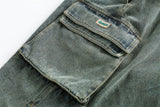 Vintage Casual Loose Straight Denim Short