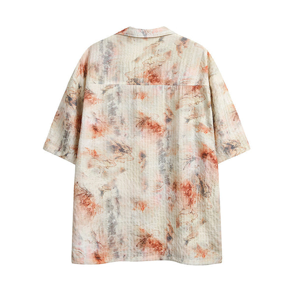 Vibrant Ink Painting Tie Dye Shirt
