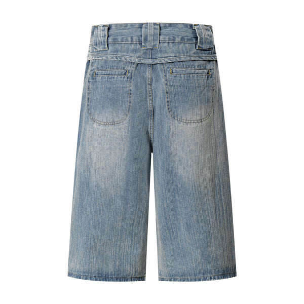 Retro American Style Denim Shorts