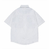 Lion Embroidered Casual Summer Shirt