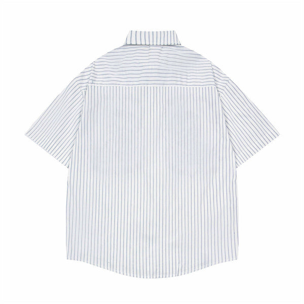 Lion Embroidered Casual Summer Shirt