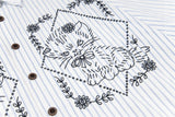 Lion Embroidered Casual Summer Shirt