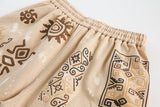 Graffiti Print Loose Casual Short