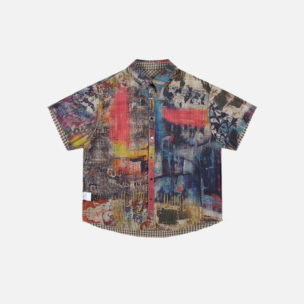 Vintage Printed Hip Hop Oversized Shirt