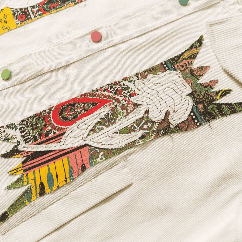 Ethnic Floral Patchwork Jacket