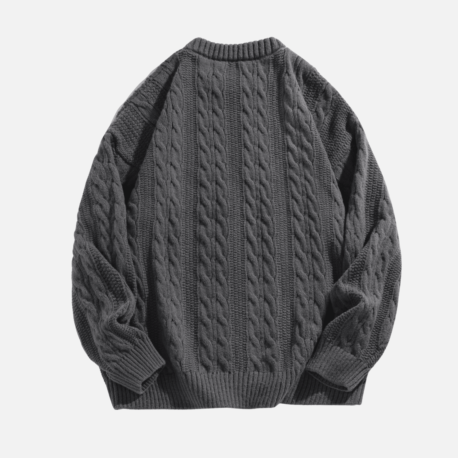 Cable Knit Crewneck Sweater