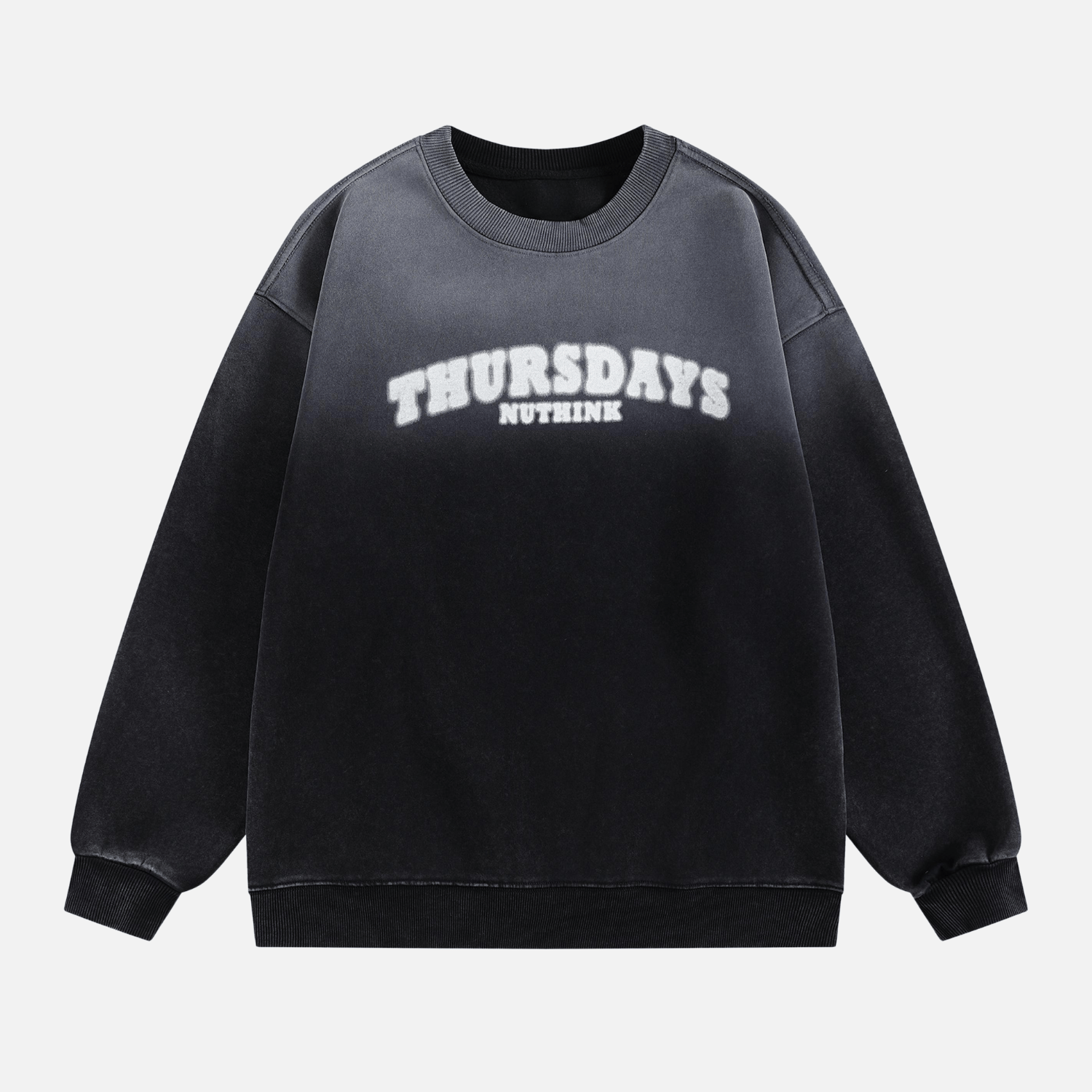 "Thursdays Nuthink" Washed Sweatshirt