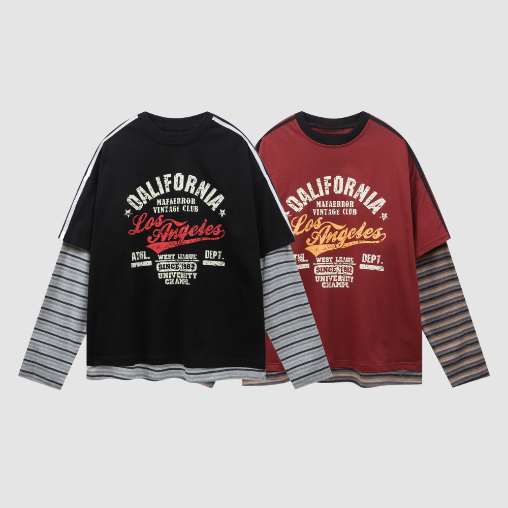 Layered California Graphic Sweatshirt