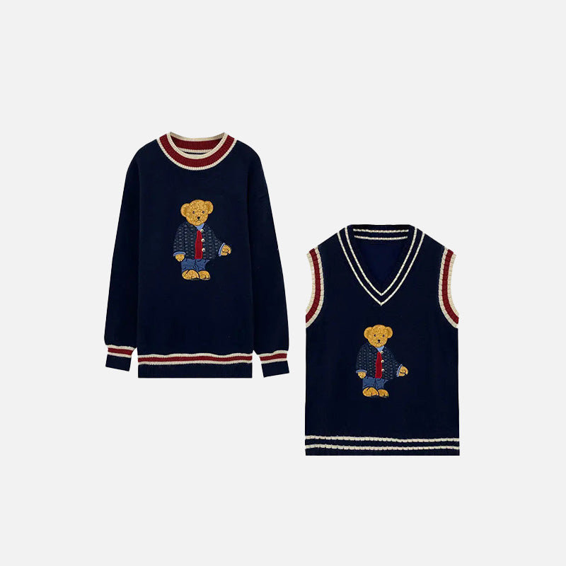 Teddy Bear Graphic Sweater