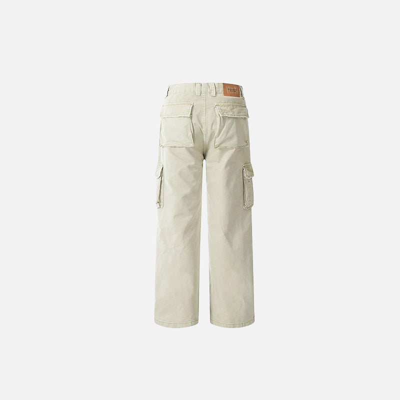 Straight-leg Loose Cargo Pants