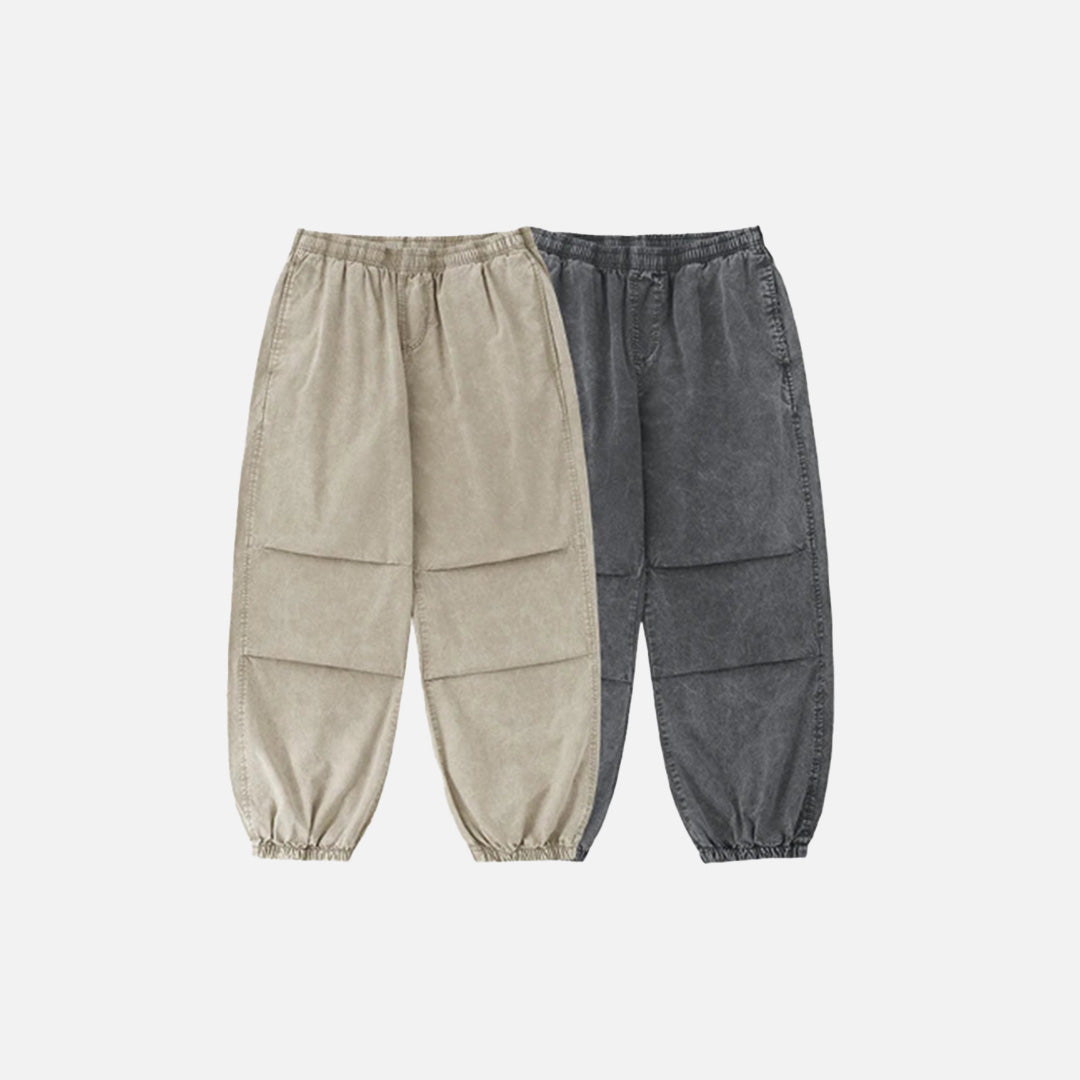 Elastic Waist Cargo Pants