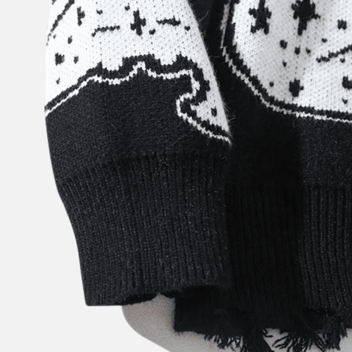 Cartoon Kitten Pattern Knitted Sweater